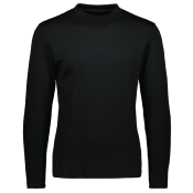 TEE-SHIRT MERINO MANCHES LONGUES COLLECTION SVALA MERINO BASIC - NOIR