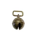 Grelot romain HB DOG N°5 en laiton Ø 30 mm pour collier de chien