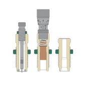 JEUX D'OUTILS CARBURE DE TITANE  SÉRIE PRO COMPÉTITION - ARMES DE POING CALIBRE .45 GAP - REDDING