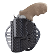 HOLSTER ARS STAGE 1 - REVOLVER SMITH & WESSON CARCASSE J - GAUCHER - HOGUE