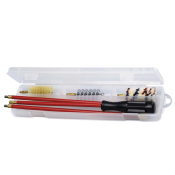 Kit de nettoyage STILCRIN pour carabine avec baguette 3 pièces en hêtre et 3 brosses (boite plastique) 