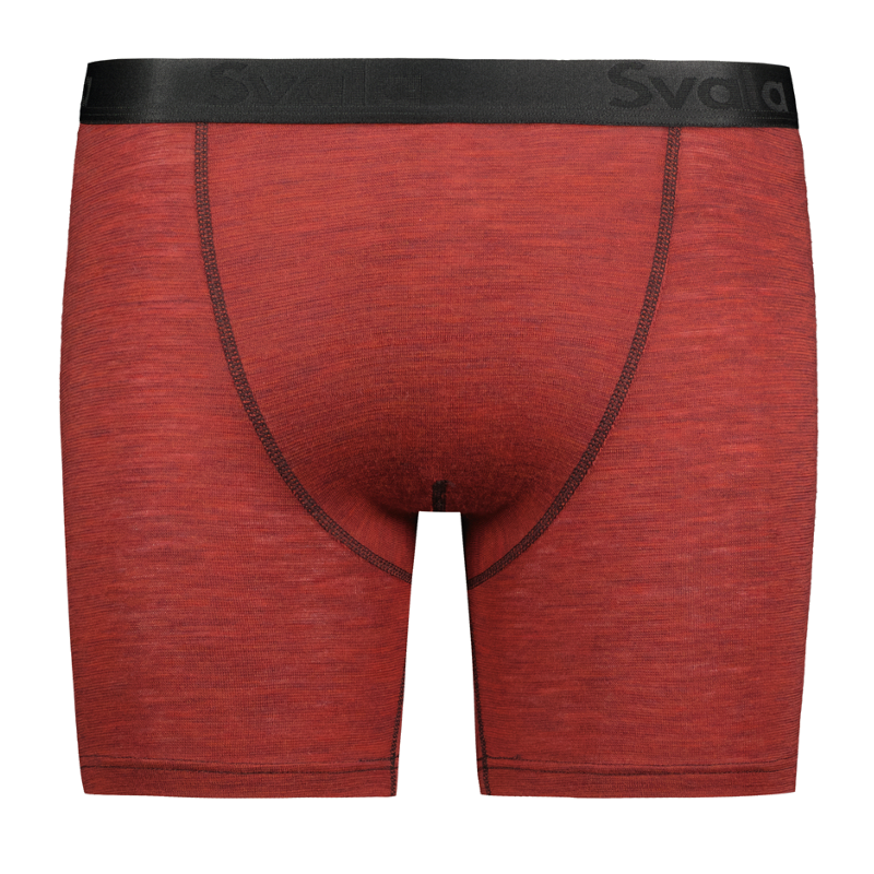 CALEÇON BOXER COLLECTION SVALA MERINO ACTIVE - ROUGE