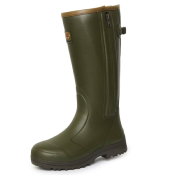 BOTTES CAOUTCHOUC PHEASANT GAME LADY GATEWAY1 SIDE ZIP 17'' NÉOPRÈNE 5mm