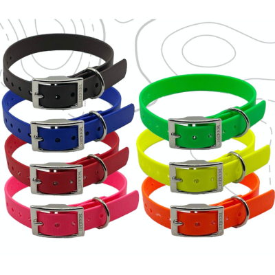 Collier pour chien Biothane Béta - sangle PVC souple - 600 x 25 x 2,6 mm - HB DOG
