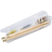 Kit de nettoyage STILCRIN pour fusil avec baguette 3 pièces en hêtre et 3 brosses (boite plastique) 