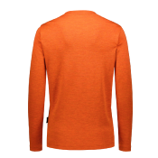 TEE-SHIRT MERINO MANCHES LONGUES COL ROND COLLECTION SVALA MERINO COMFORT - ORANGE