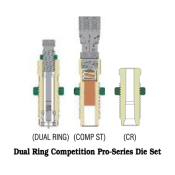 JEUX D'OUTILS DUAL RING CARBIDE PRO-SERIES COMPÉTITION - ARMES DE POING .357 MAGNUM - REDDING