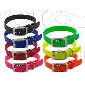 Collier pour chien Biothane Béta - sangle PVC souple - 450 x 19 x 2,6 mm - HB DOG
