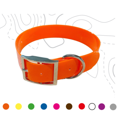Collier pour grand chien Biothane Biogold (Polyurethane extrudé) HB DOG 700 x 38 mm 