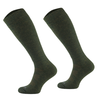 CHAUSSETTES LONGUES LAINE 40% MERINOS - SPÉCIAL CHASSE - COMODO 