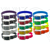 Collier pour chien Biothane Biogold (Polyurethane extrudé) HB DOG 600 x 25 mm 