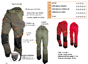 PANTALON TRAQUE IRATY ROUGE - 77cm - 2XL - FRANCITAL