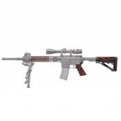 KIT 2 PIÈCES AR15 HOGUE - MIL SPEC - MARRON