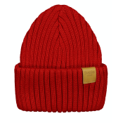 BONNET EN LAINE SVALA 1955 COLLECTION MERINO COMFORT - ROUGE