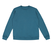 TEE-SHIRT MERINO MANCHES LONGUES COL ROND COLLECTION SVALA MERINO COMFORT - BLEU
