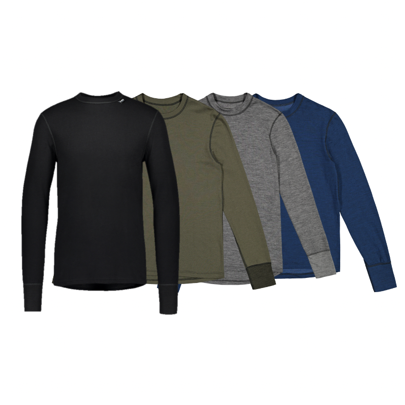 TEE-SHIRT SVALA COLLECTION MERINO MANCHES LONGUES COL ROND