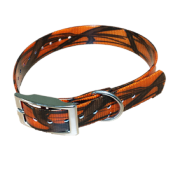 COLLIER HB DOG BIOTHANE BIOGOLD 600X25mm ORANGE CAMO