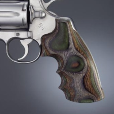 POIGNÉE BOIS LAMO CAMO COLT PYTHON - HOGUE