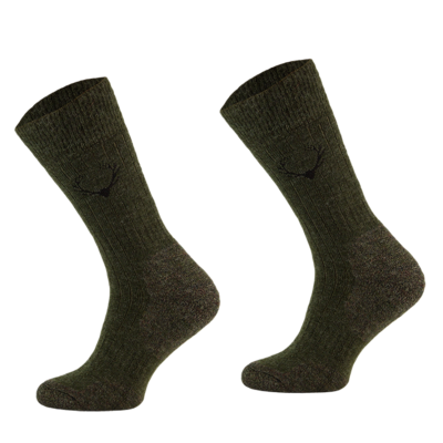 CHAUSSETTES ÉPAISSES 80% LAINE MERINOS - SPÉCIAL CHASSE - COMODO 