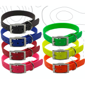 Collier pour chien Biothane Béta - sangle PVC souple - 600 x 25 x 2,6 mm - HB DOG
