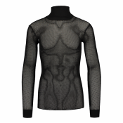 TEE-SHIRT SVALA COLLECTION THERMAL MESH MANCHES LONGUES COL ROULÉ