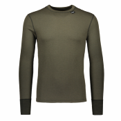 TEE-SHIRT SVALA COLLECTION MERINO EXTREME MANCHES LONGUES COL ROND VERT